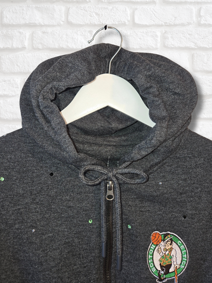 Boston Celtics Crop Hoodie - Medium