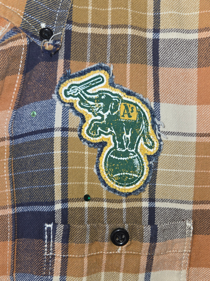 Athletics Crop Flannel