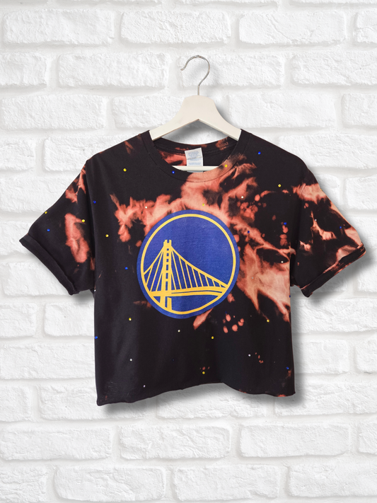 Golden State Warriors Crop Top- Large