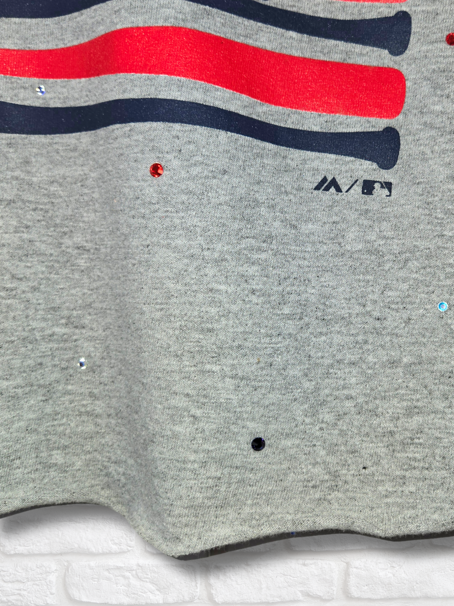 St. Louis Cardinals Stars & Stripes Crop Top- Medium