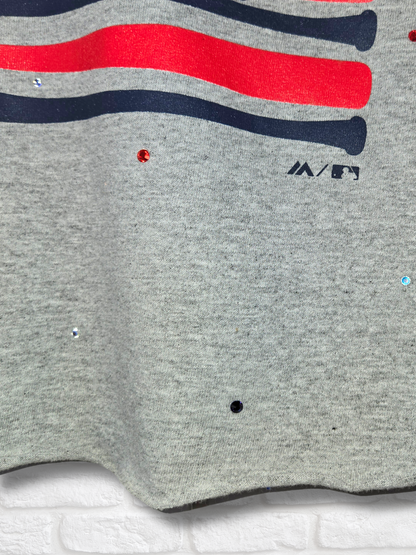 St. Louis Cardinals Stars & Stripes Crop Top- Medium