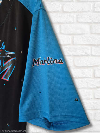 Miami Marlins Crop Jersey- XL