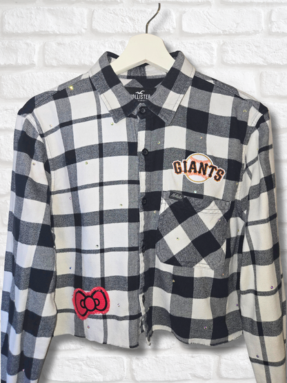 Giants HK Crop Flannel