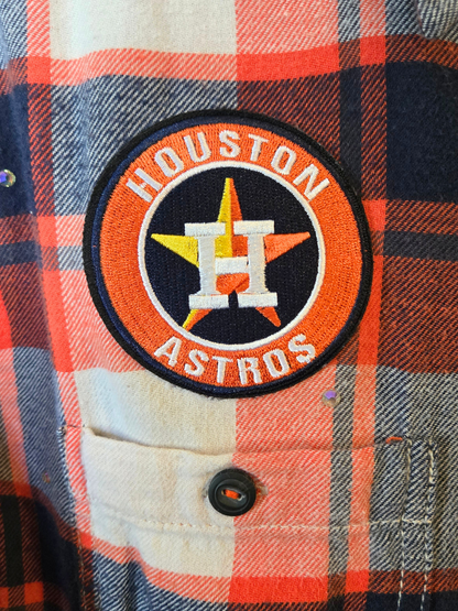 Astros HK Crop Flannel