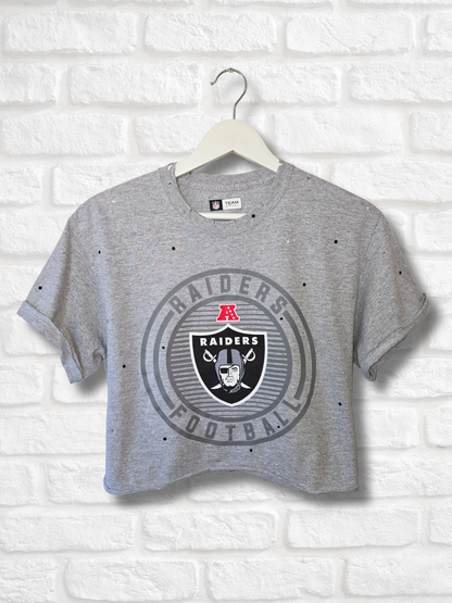 Las Vegas Raiders Crop Top- Medium