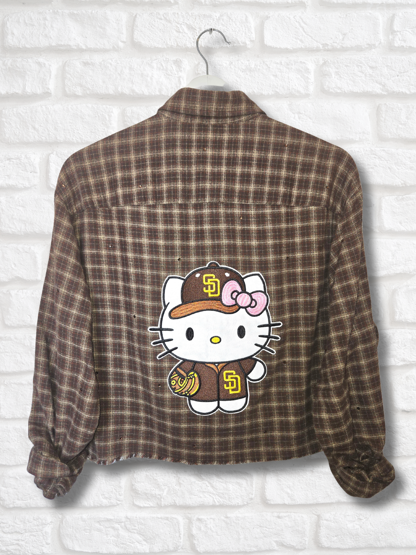San Diego Padres HK Crop Flannel- XL