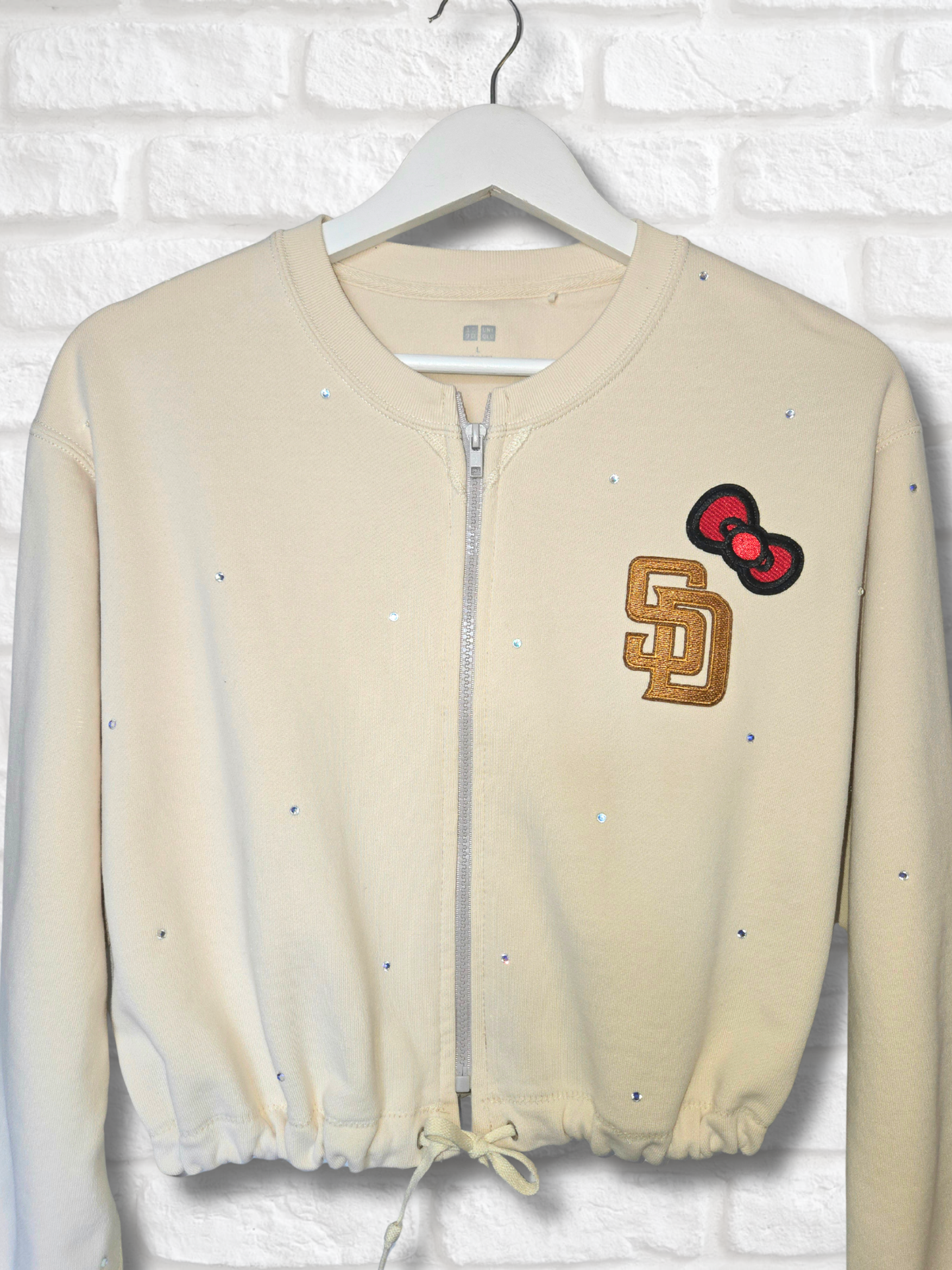 San Diego Padres HK Crop Zip-Up Sweatshirt