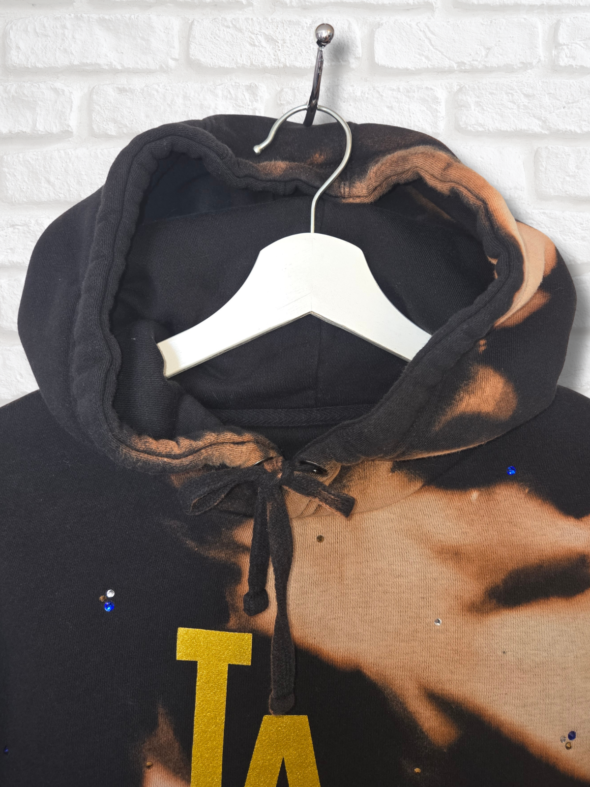Los Angeles Dodgers Crop Hoodie- Medium