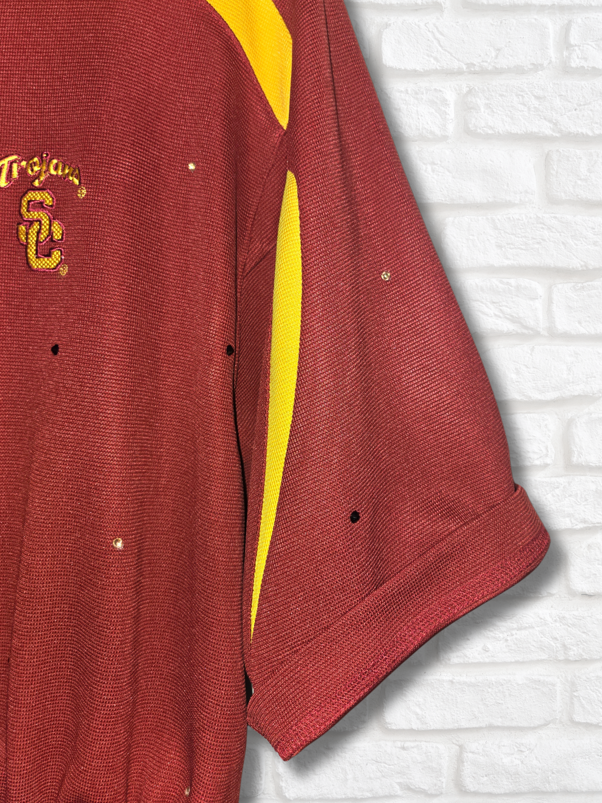 USC Trojans Crop Polo- Large