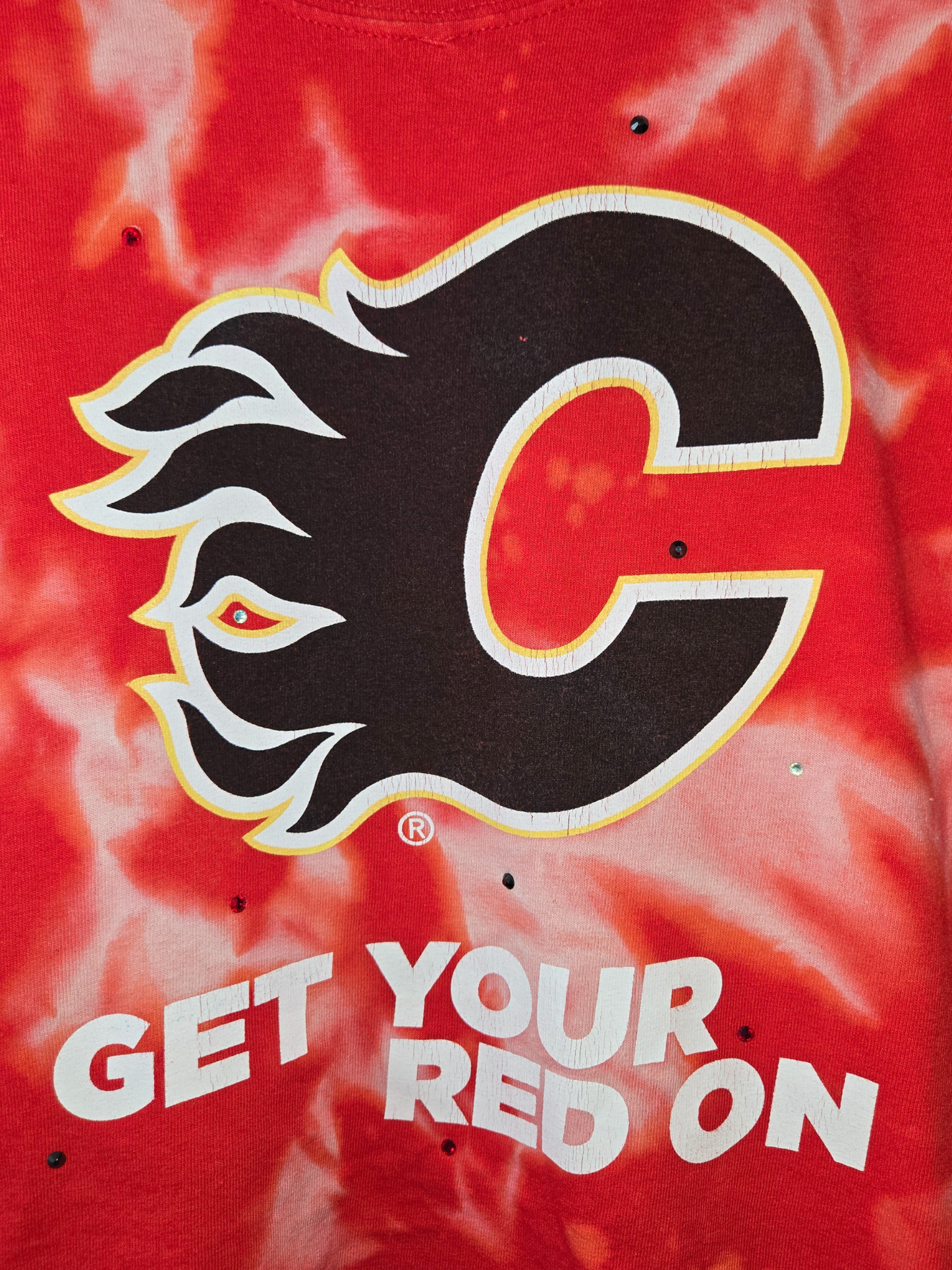 Calgary Flames Crop Top