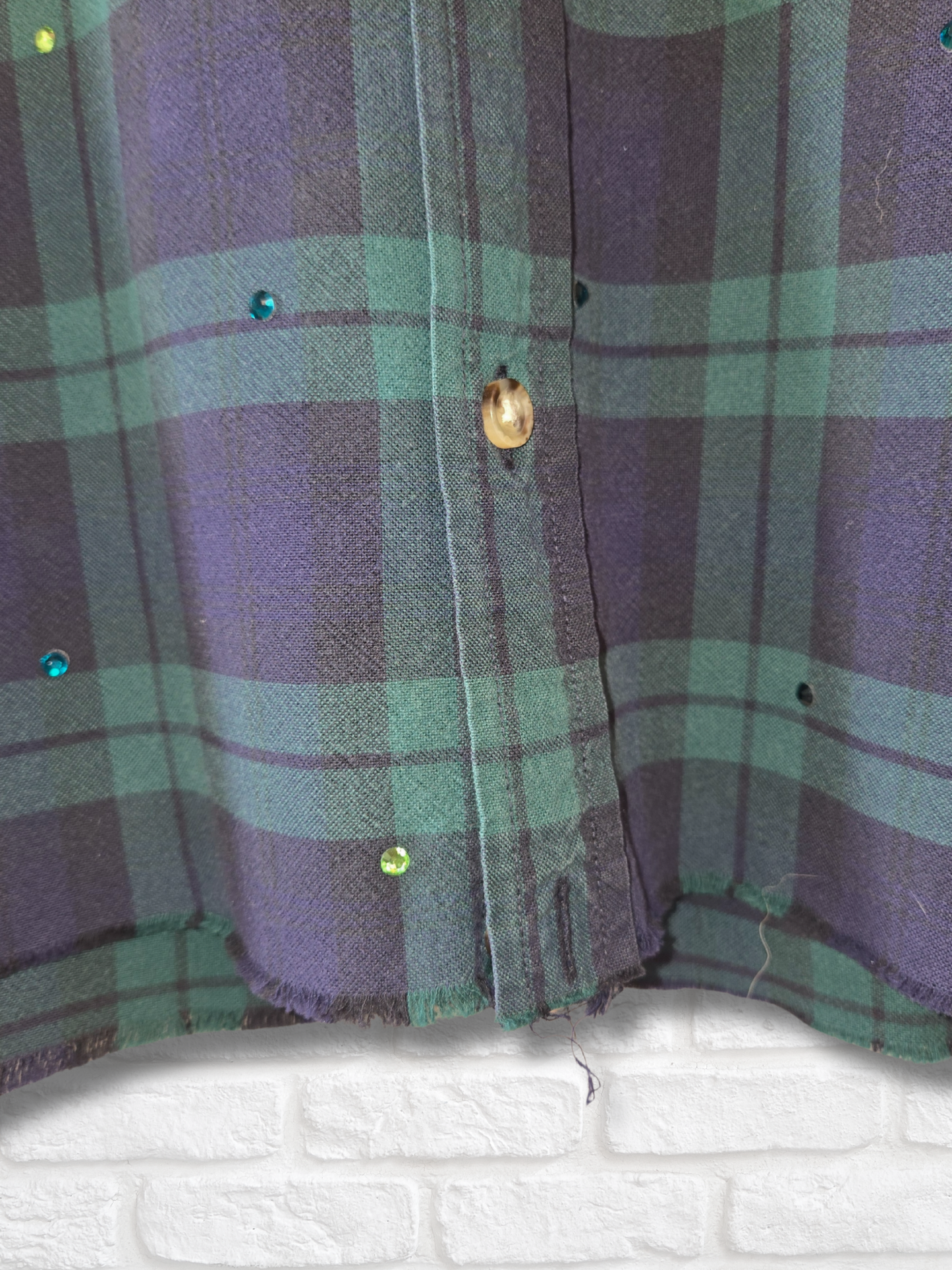 Philadelphia Eagles Crop Flannel