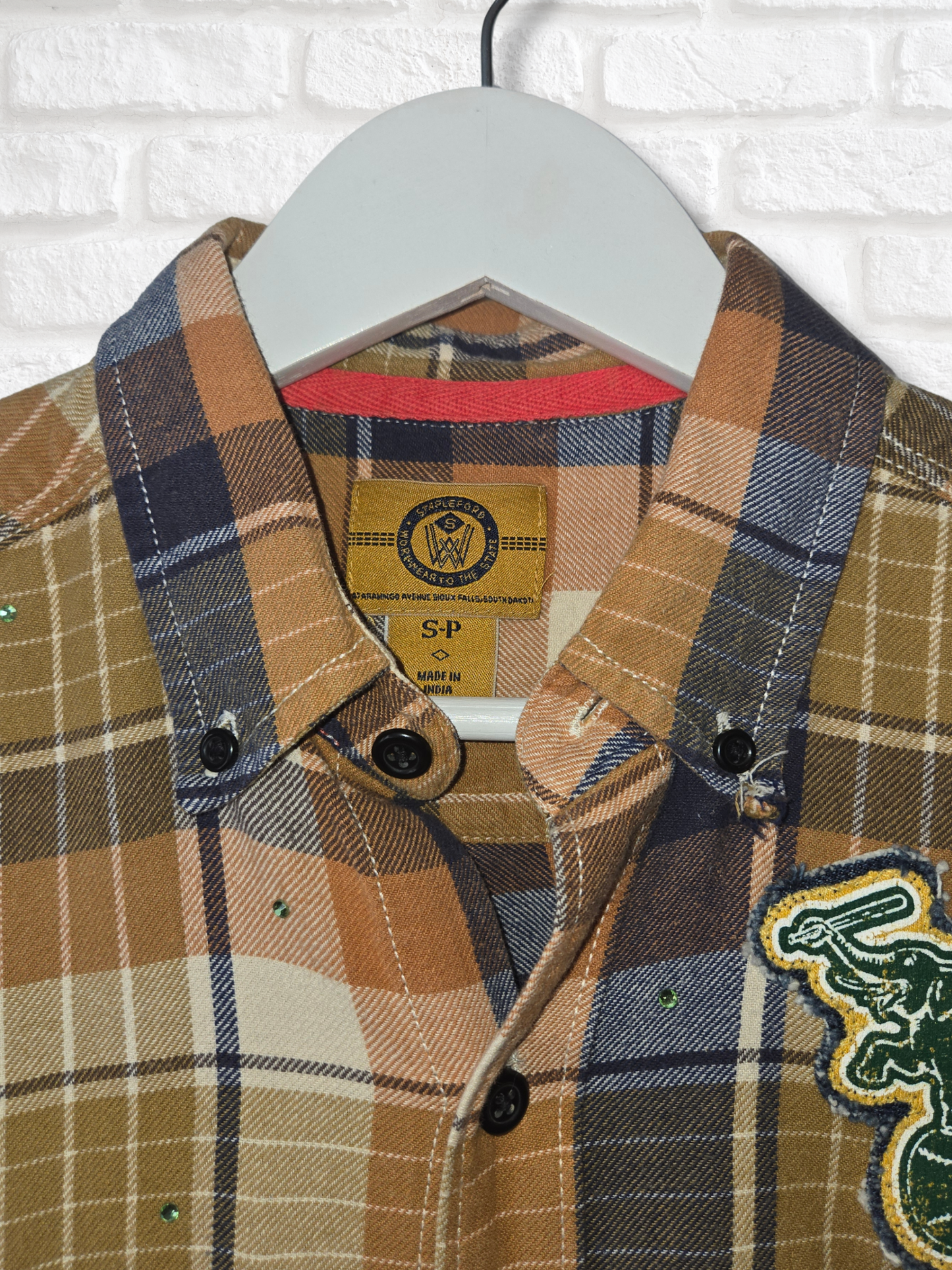 Athletics Crop Flannel