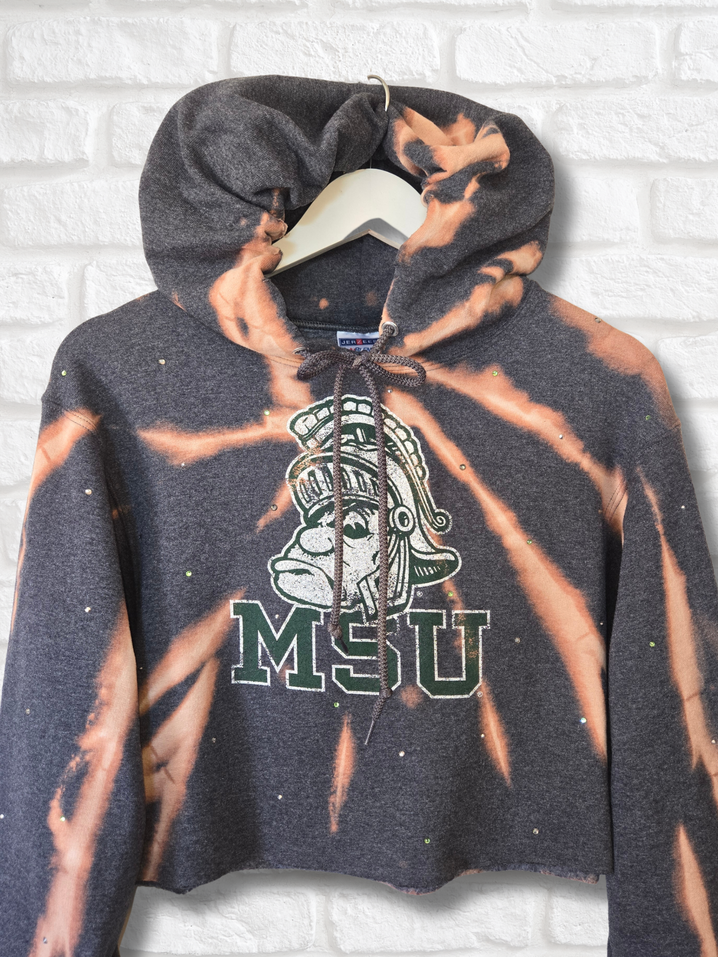 Michigan State Spartans Crop Hoodie