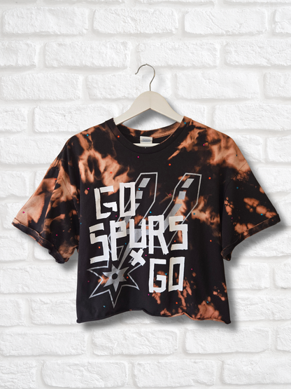 San Antonio Spurs Crop Top- XL