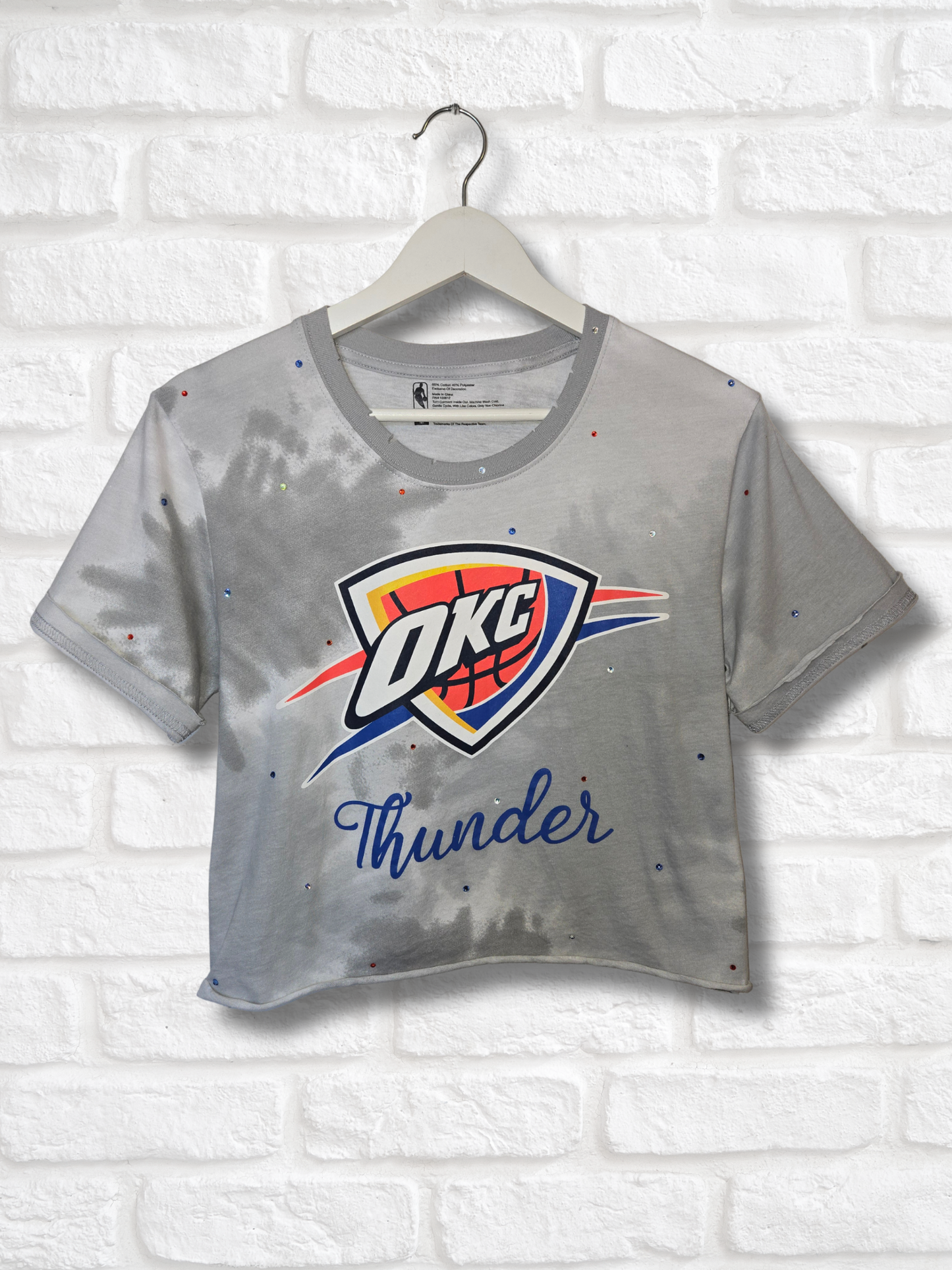 OKC Thunder Crop Top- Medium