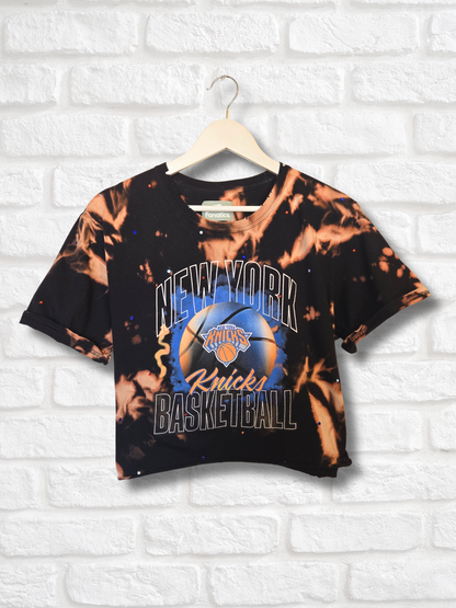New York Knicks Crop Top -Large