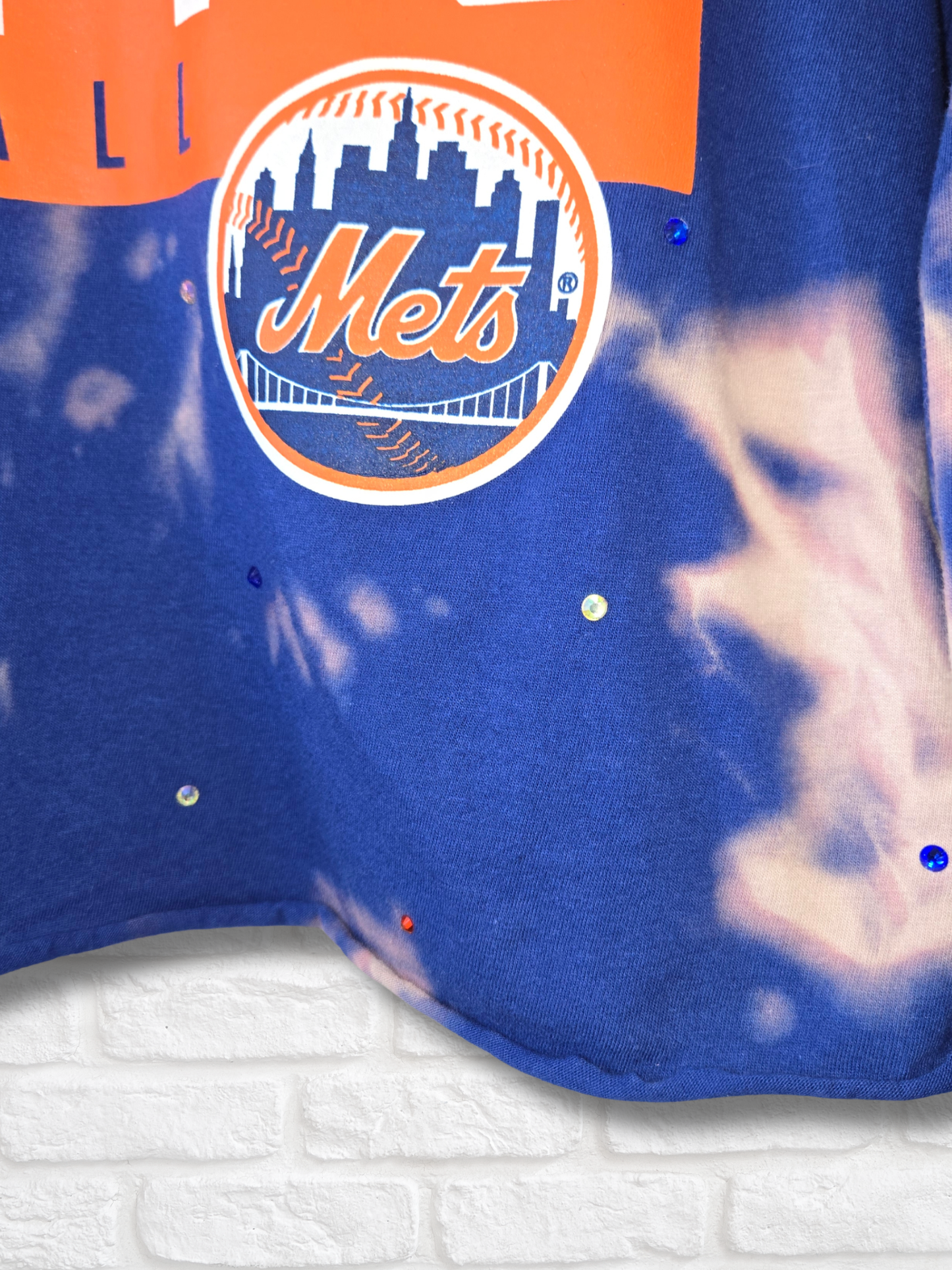 New York Mets Crop Top- Large