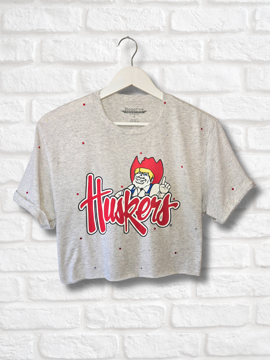 Nebraska Cornhuskers Crop Top- Small