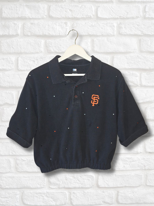 San Francisco Giants Crop Polo- Large
