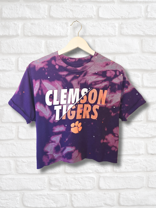 Clemson Tigers Crop Top- Large