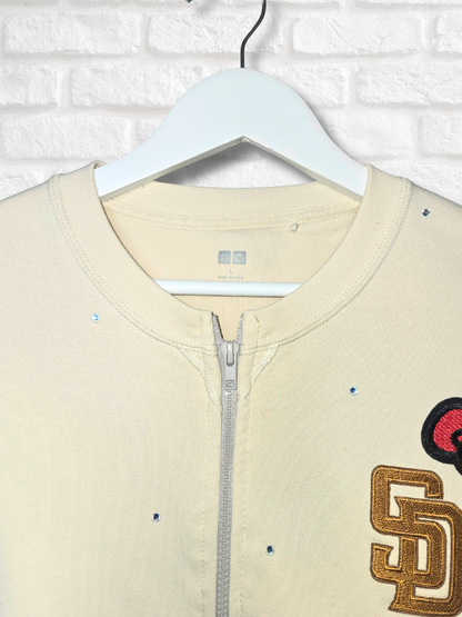 San Diego Padres HK Crop Zip-Up Sweatshirt