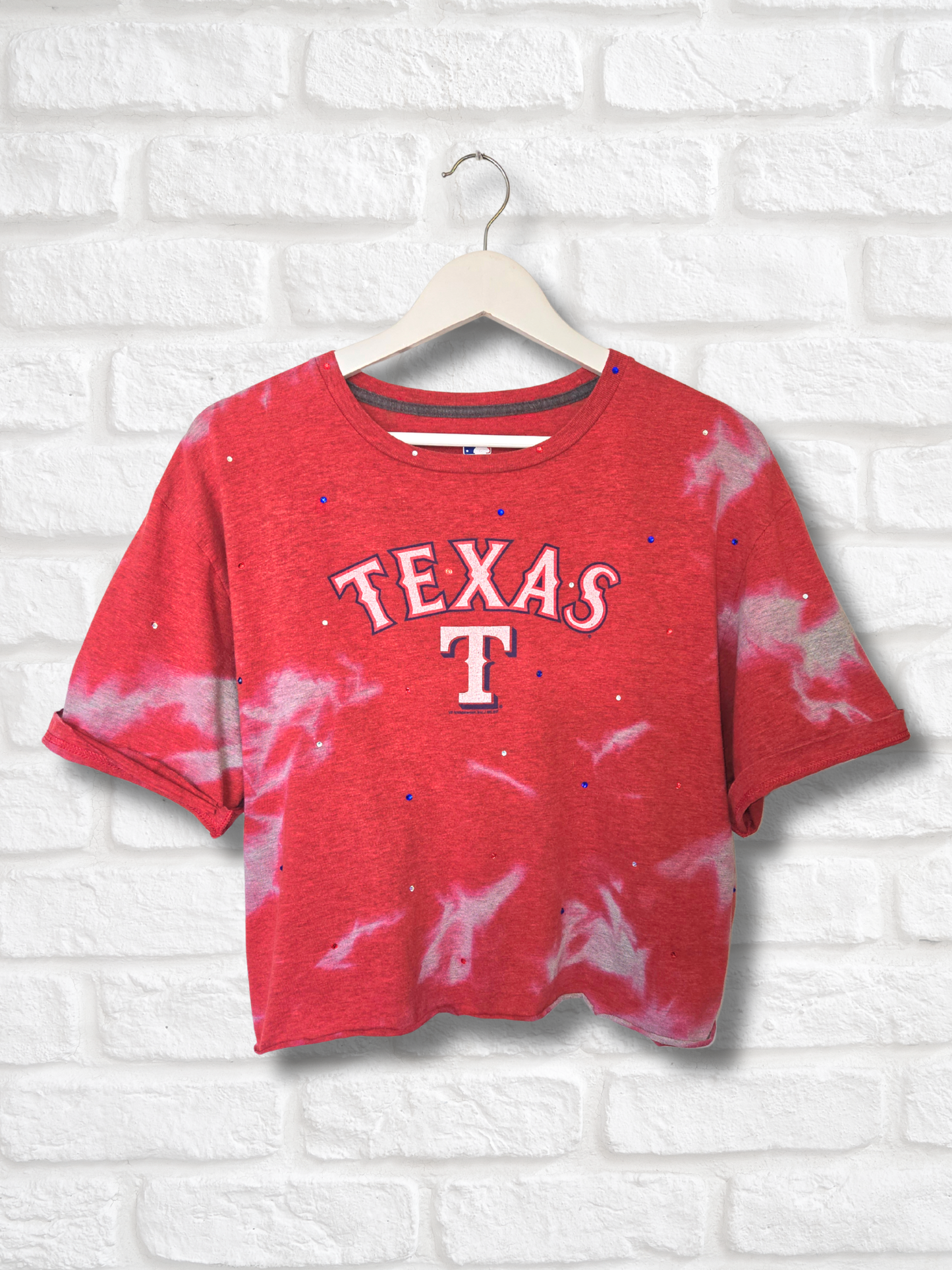 Texas Rangers Crop Top- XL