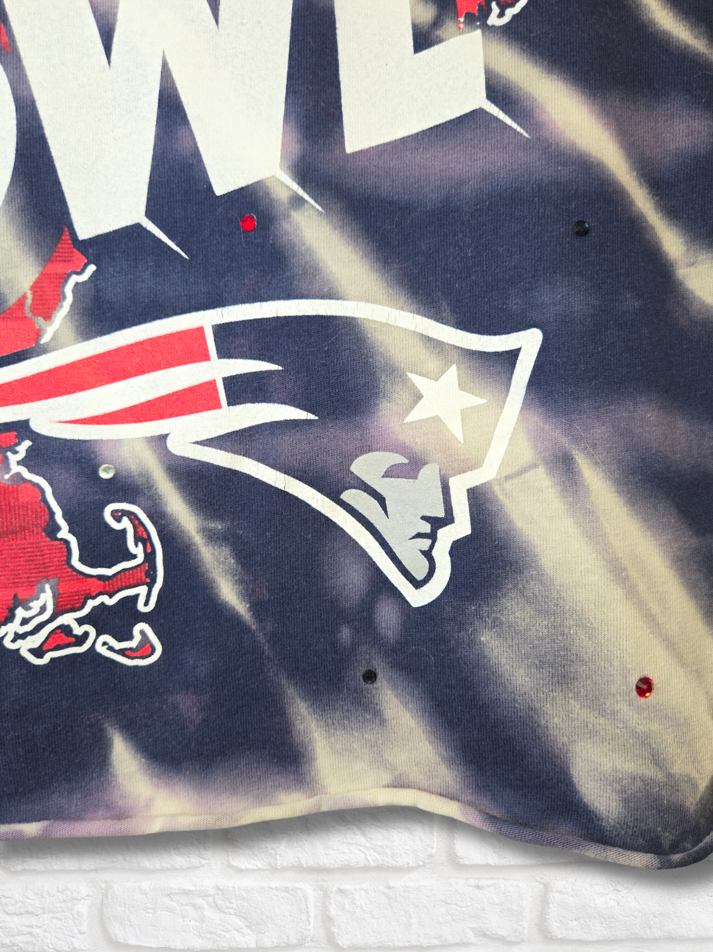 New England Patriots Crop Top- Large