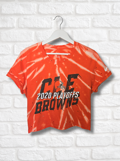 Cleveland Browns Crop Top- M/L