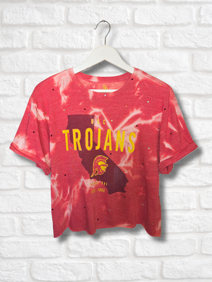 USC Trojans Crop Top- XL