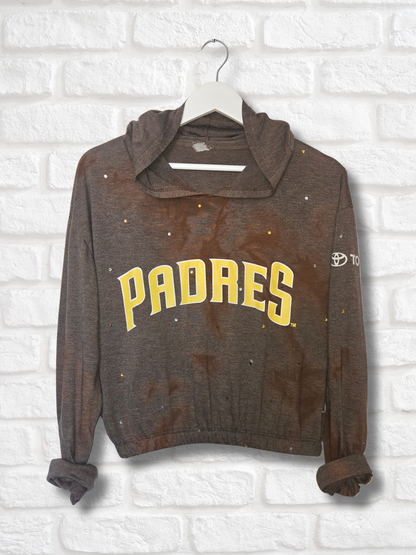 San Diego Padres Crop Pullover- Large