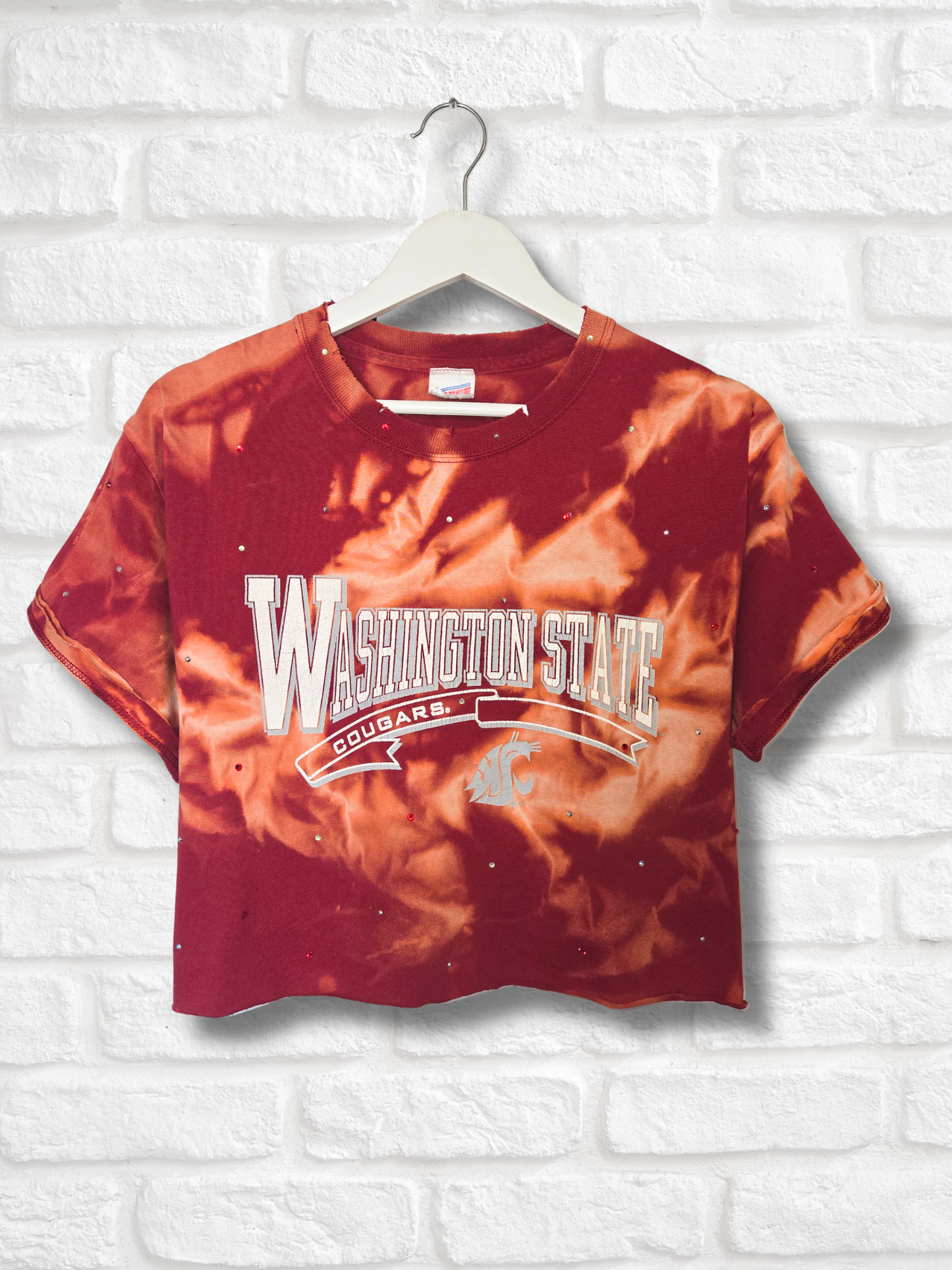 Washington State Cougars Crop Top- Large