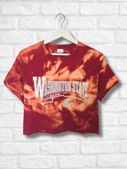 Washington State Cougars Crop Top- Large