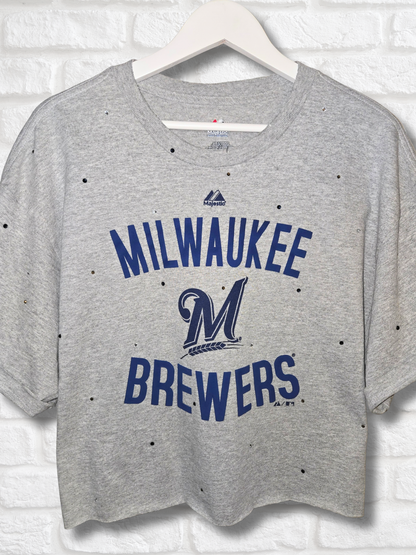 Milwaukee Brewers Crop Top- XL
