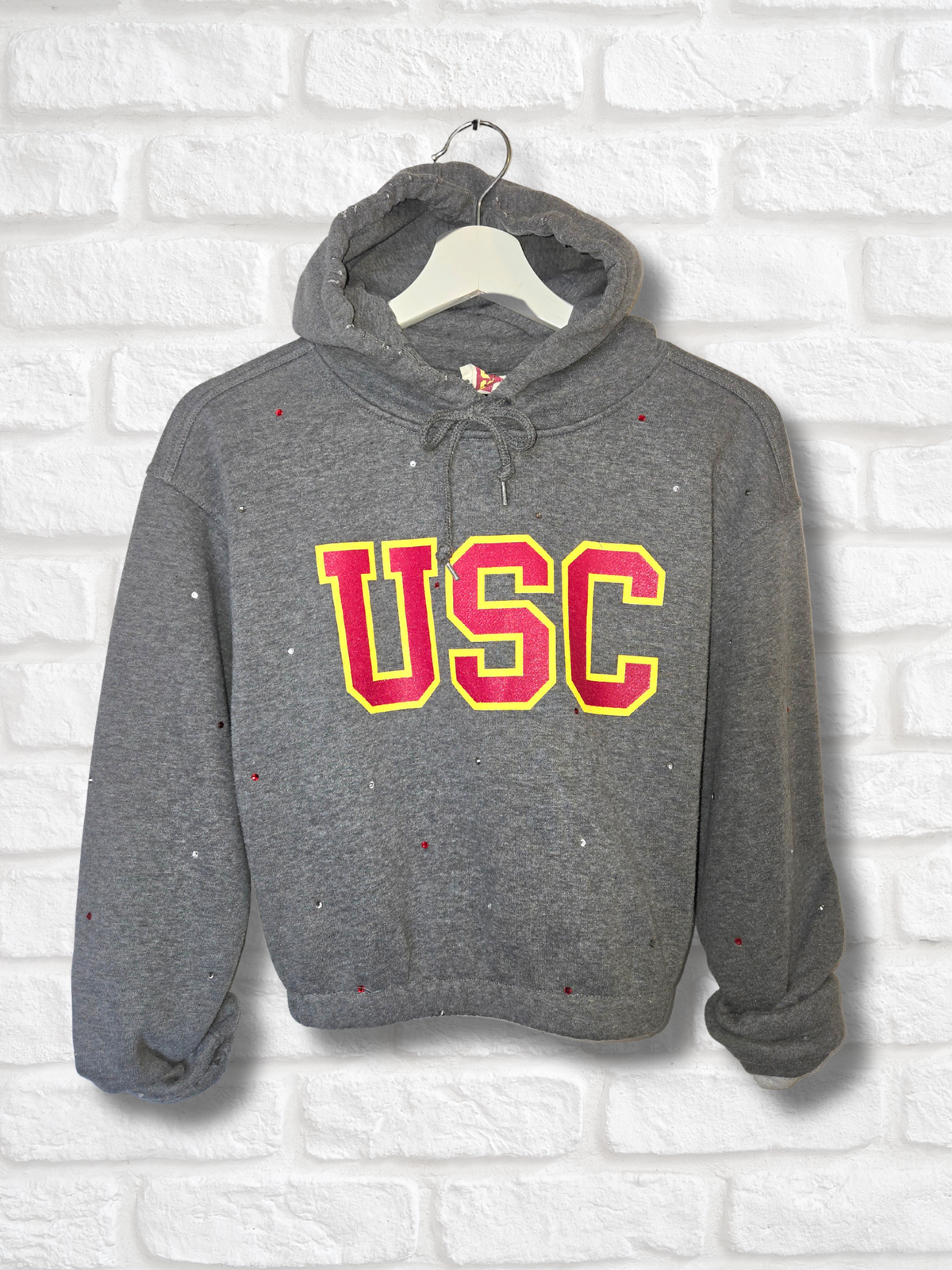 USC Trojans Crop Hoodie- Large