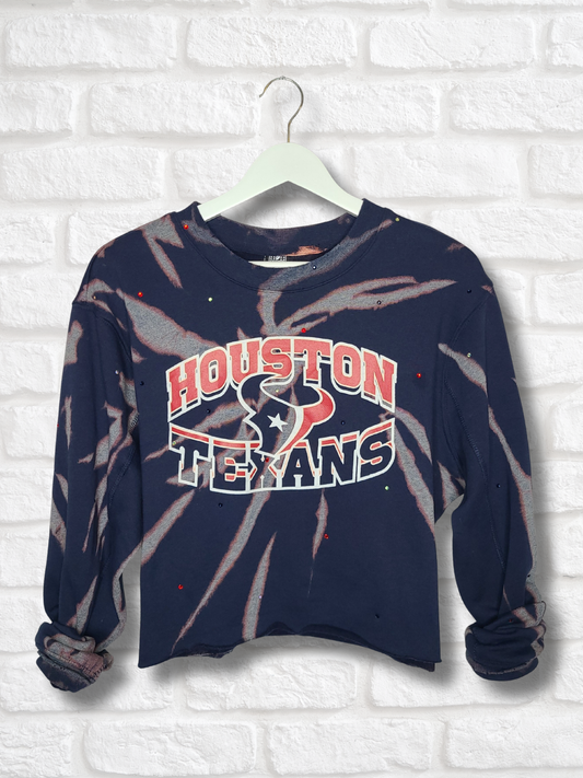 Houston Texans Crop Sweatshirt