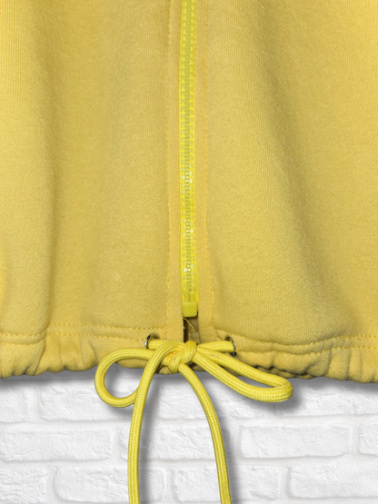 Los Angeles Chargers Crop Zip-Up Sweatshirt