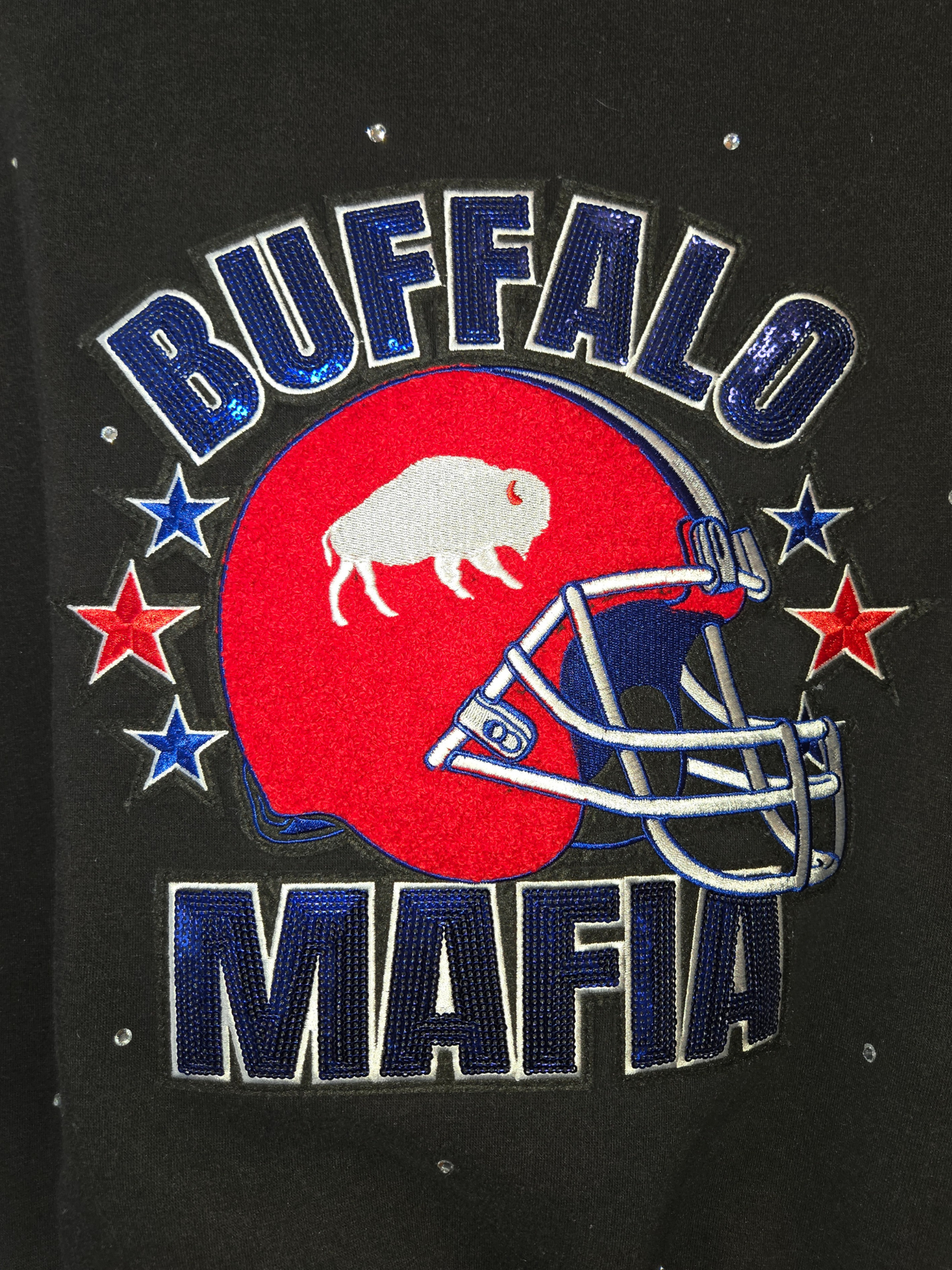Buffalo Bills Crop Zip-Up Sweatshirt