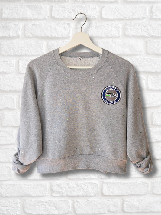 Seattle Seahawks Crop Sweatshirt