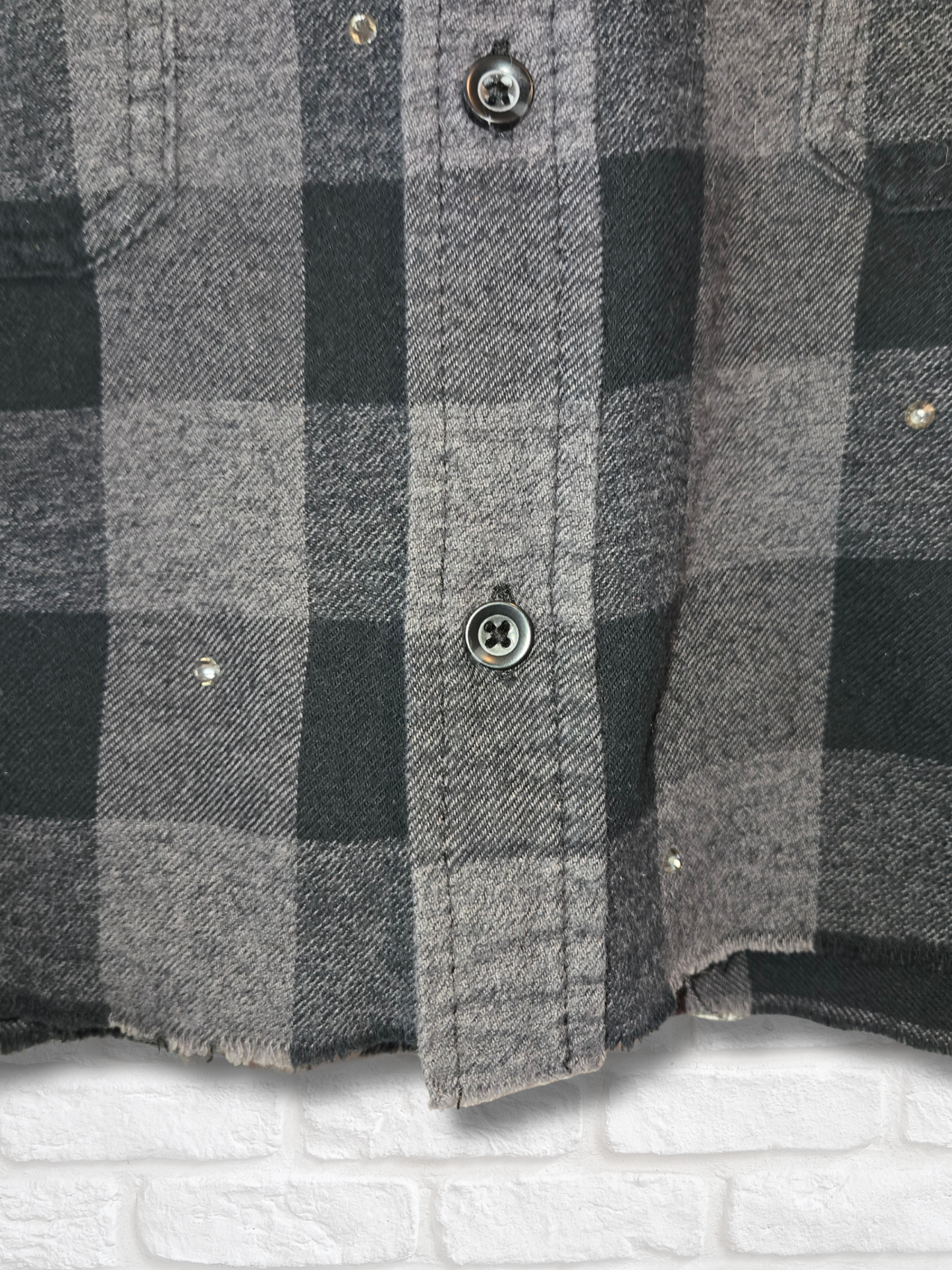 Pittsburgh Pirates Rhinestone Crop Flannel