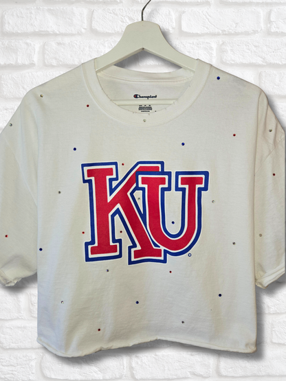 Kansas Jayhawks Crop Top