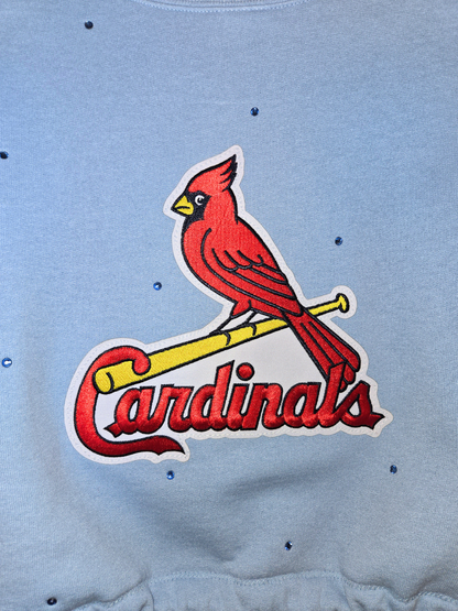 St. Louis Cardinals Crop Zip-Up Sweatshirt