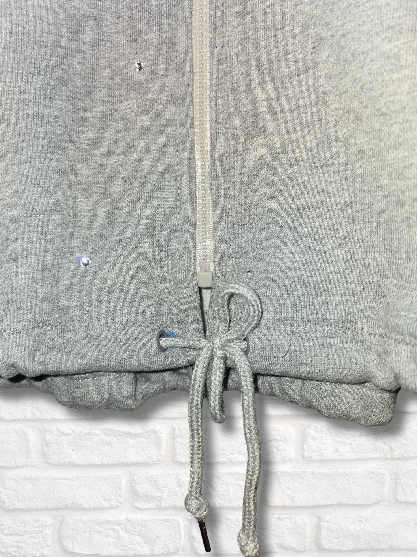 Dodgers HK Crop Zip-Up Sweatshirt