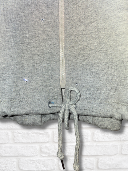 Dodgers HK Crop Zip-Up Sweatshirt