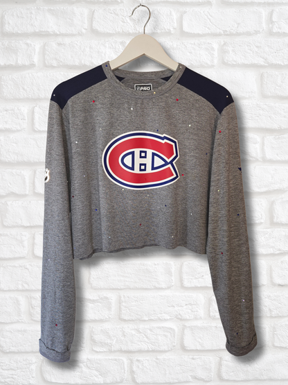 Montreal Canadiens Crop Top - Medium