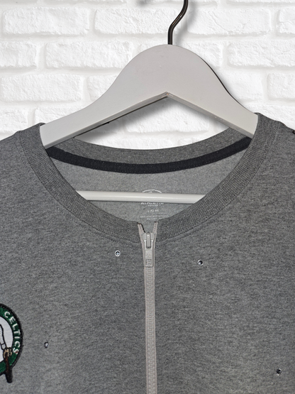 Boston Celtics Crop Zip-Up Sweatshirt - M/L