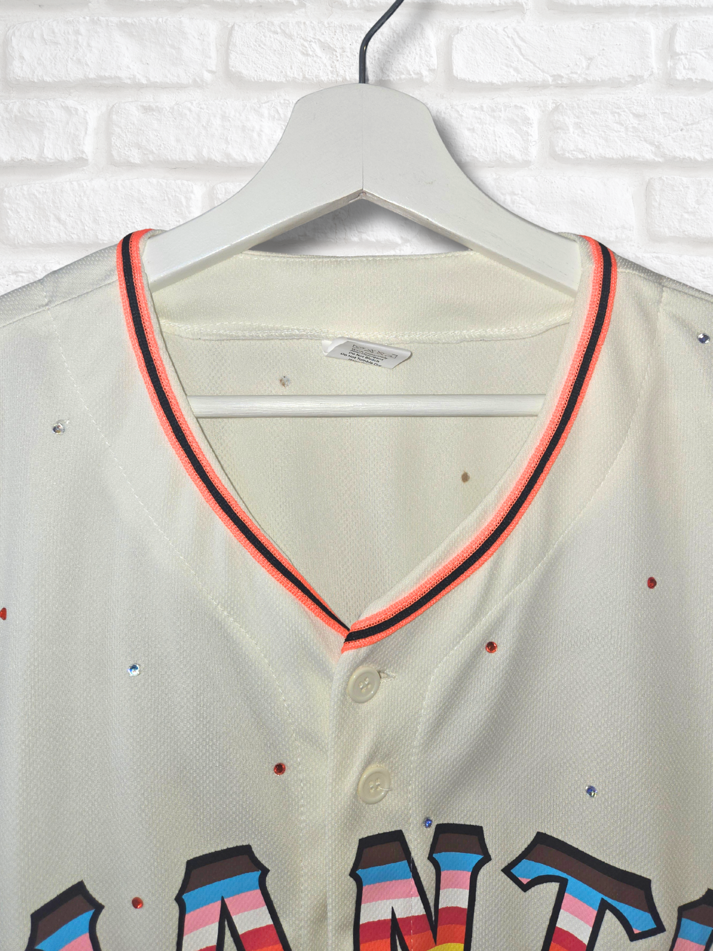 San Francisco Giants Pride Crop Jersey - Medium