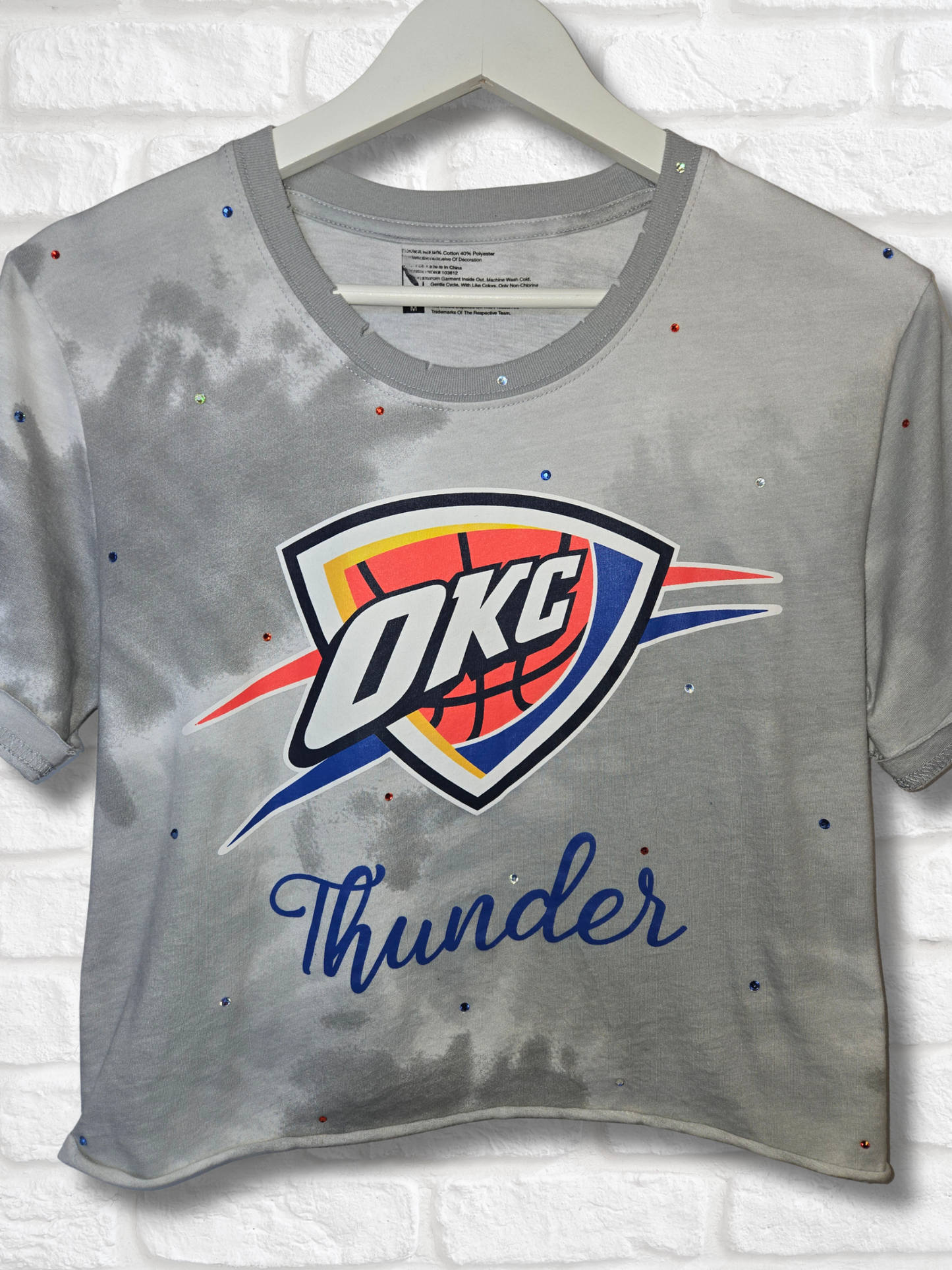 OKC Thunder Crop Top- Medium