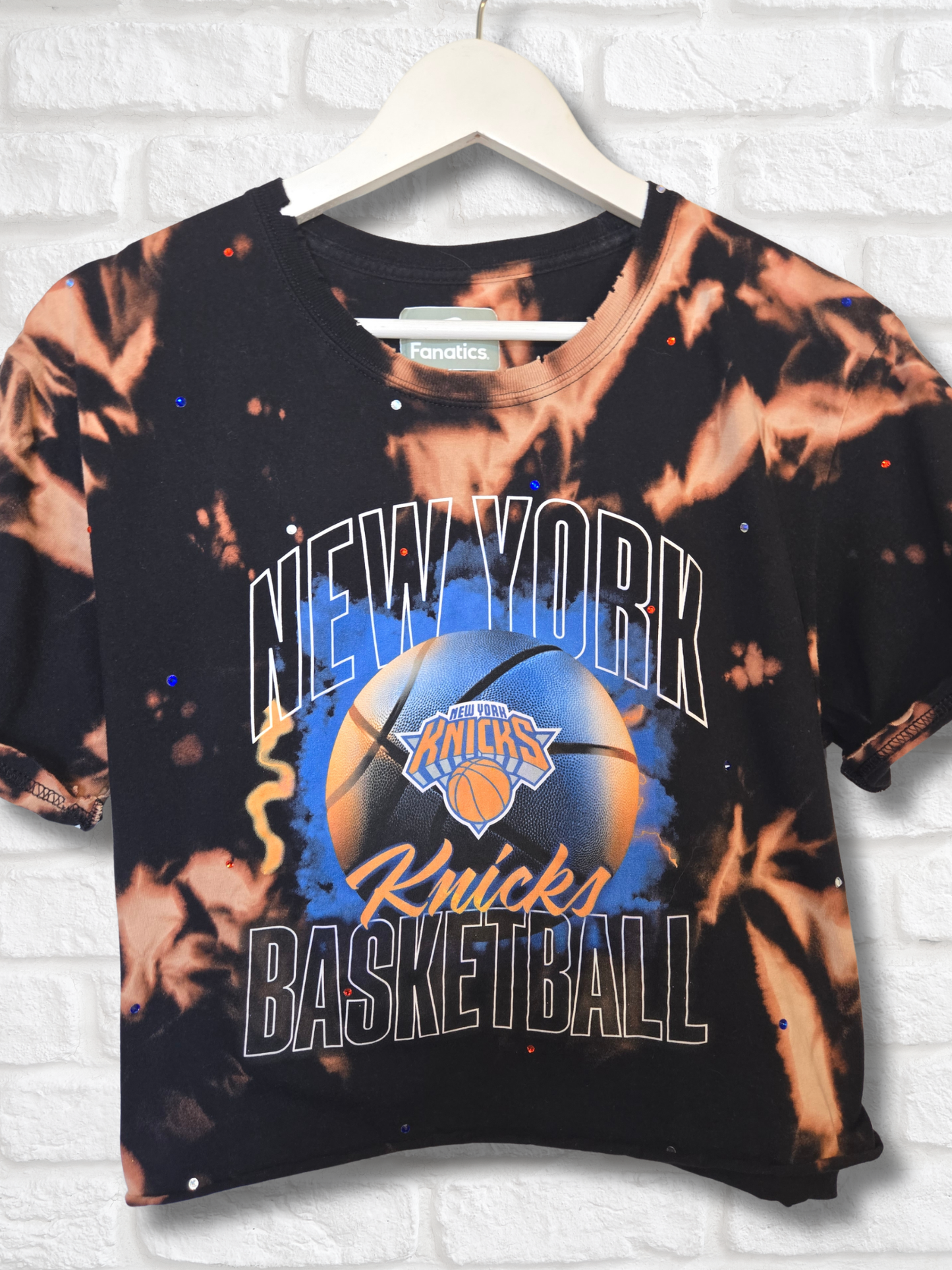 New York Knicks Crop Top -Large