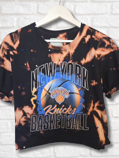 New York Knicks Crop Top -Large