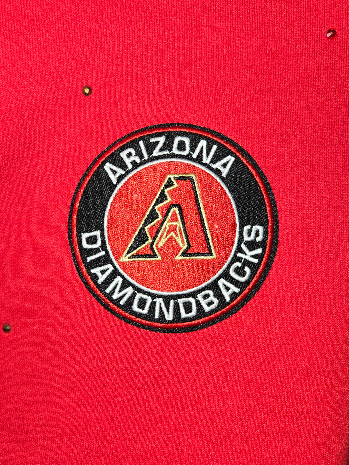 Arizona Diamondbacks Crop Zip-Up Sweatshirt - Medium